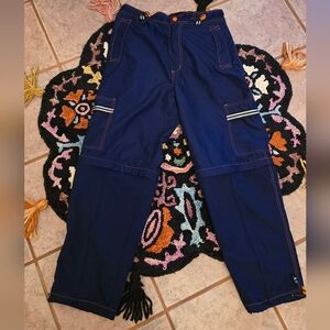 🔥🔥Vintage Navy Blue Cargo Pants Zip Off Woth Shorts🔥🔥